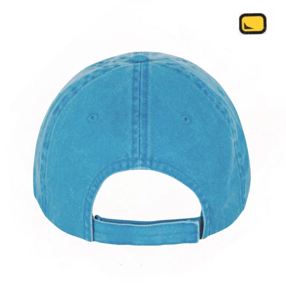 Gorra Cartoon Network La Vaca y el Pollito (Cow) Turquesa Tipo Deslavada