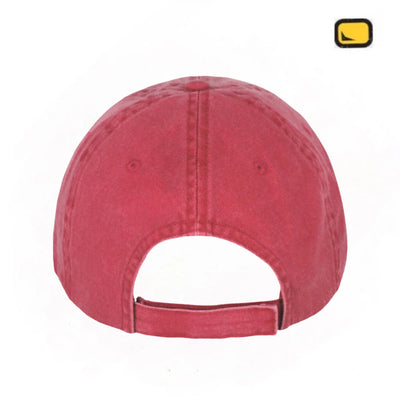 Gorra Cartoon Network La Vaca y el Pollito (Chicken) Roja Tipo Deslavada