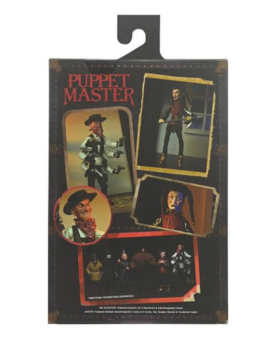 Set de Figuras NECA Puppet Master Six Shooter & Jester 2 Pack Versión Ultimate