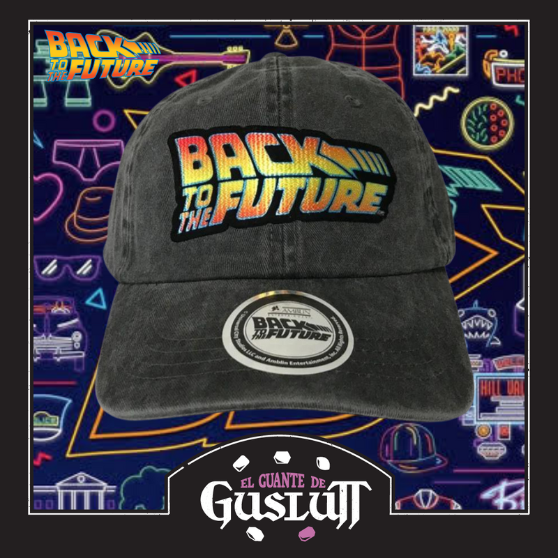 Gorra Back to the Future Logo Gris Vintage