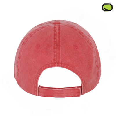 Gorra Jurassic Park License Plate Roja Tipo Deslavada