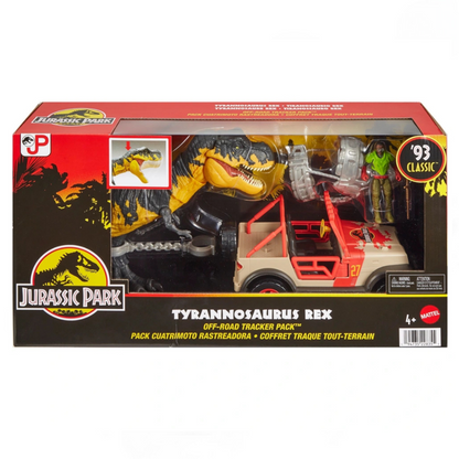 Set de Figuras Jurassic World Clásicos 1993 Set de Captura Tyrannosaurus Rex Exclusivo