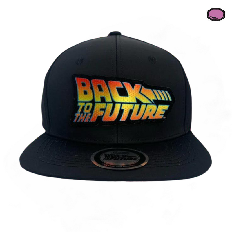 Gorra Back to the Future Logo Snapback Negra
