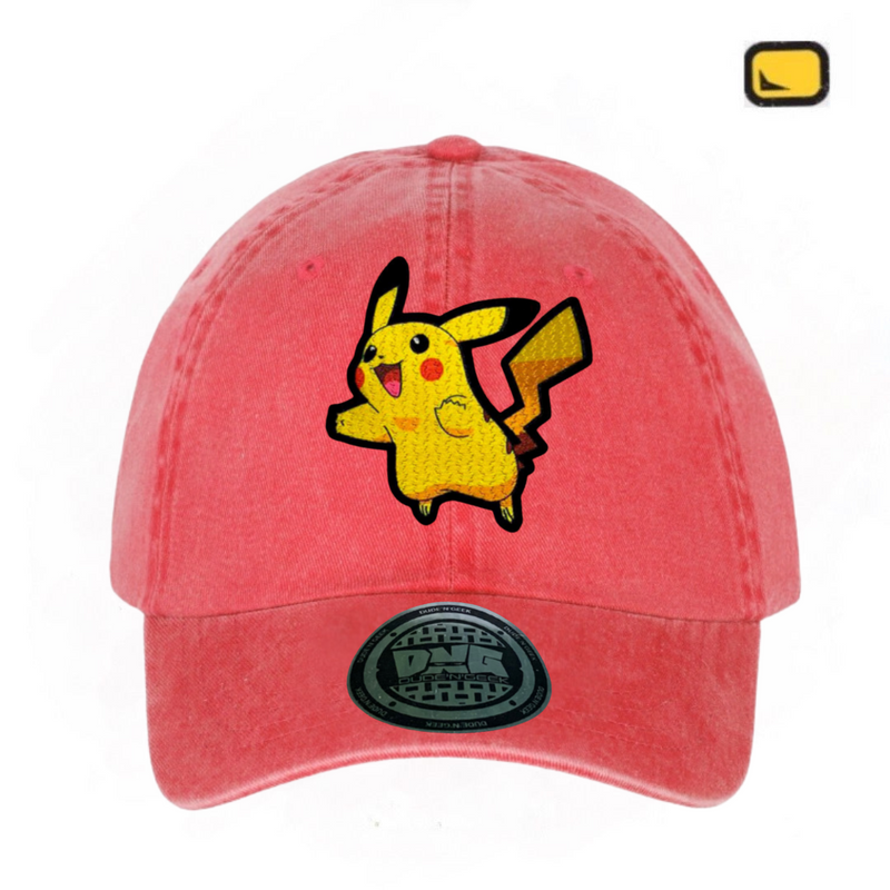 Gorra Pokémon “Pikachu” Coral Vintage