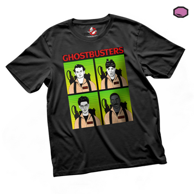 Playera The Real Ghostbusters Negra