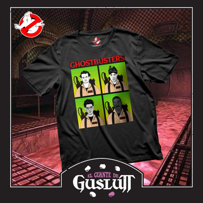 Playera The Real Ghostbusters Negra