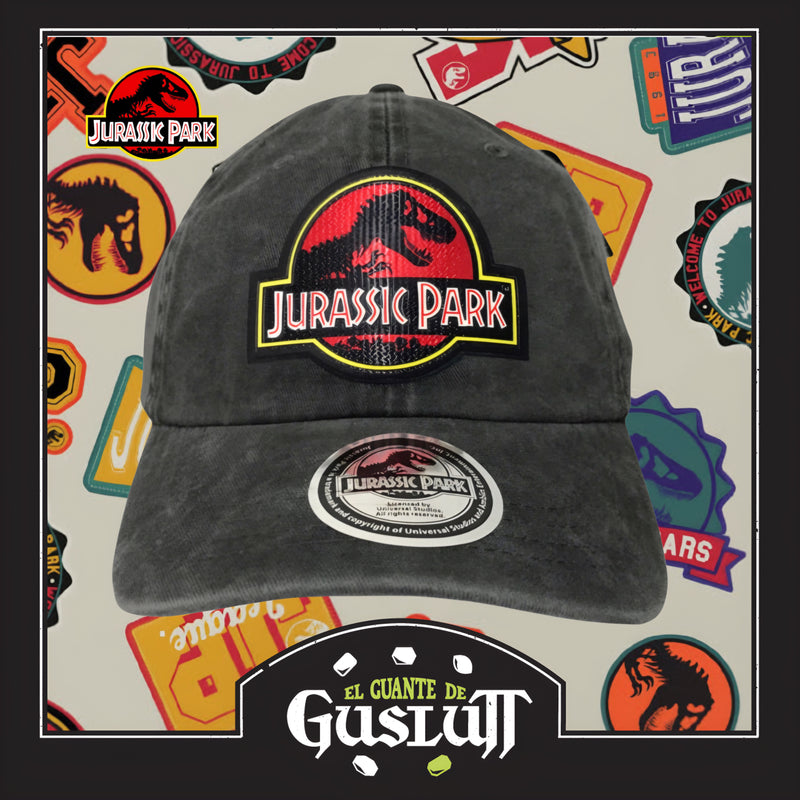 Gorra Jurassic Park Gris Vintage