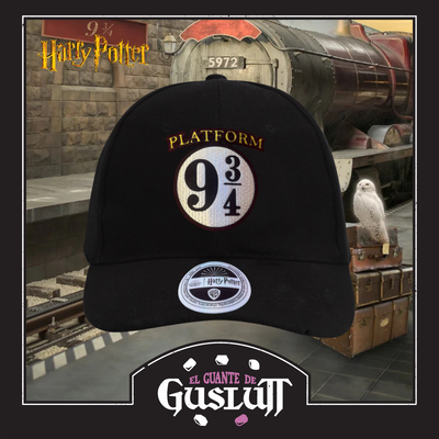 Gorra Harry Potter Platform 9 3/4 Negra