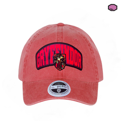 Gorra Harry Potter Gryffindor “Do what is right” Roja Tipo Deslavada