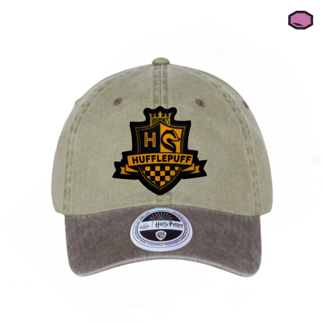 Gorra Harry Potter “House of Hufflepuff” Beige-Café Vintage