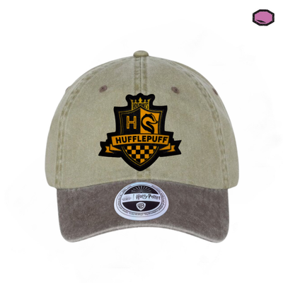 Gorra Harry Potter Casa Hufflepuff Beige/Café Vintage