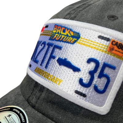 Gorra Back to the Future 35th Anniversary Gris Tipo Deslavada