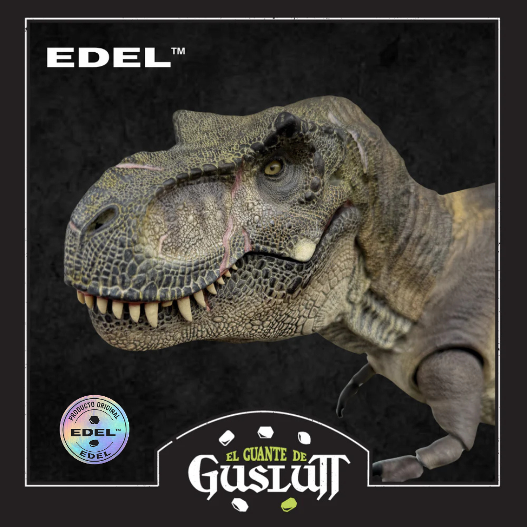 Figura Edel Toys Tyrannosaurus Rex Emperor Premium Series Edición Limitada Escala 1/18