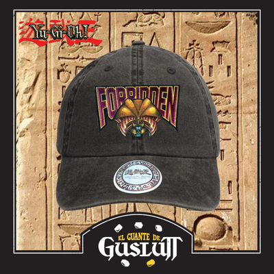 Gorra Yu-Gi-Oh! Exodia el Prohibido Gris Tipo Deslavada
