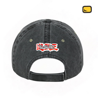 Gorra Yu-Gi-Oh! Rompecabezas del Milenio Gris/Beige Tipo Deslavada