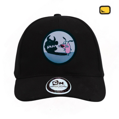 Gorra Cartoon Network Coraje el perro Cobarde Scared Courage Negra