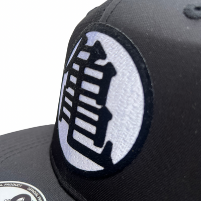 Gorra Dragon Ball Z Kame Kanji Snapback Negra