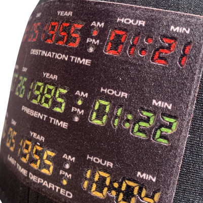 Gorra Back to the Future Destination Date Snapback Negra