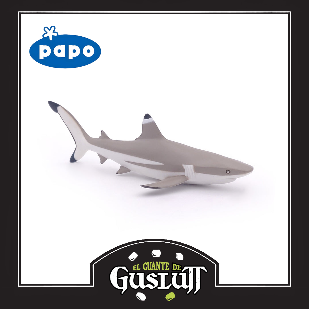 Figura Papo Tiburón Punta Negra