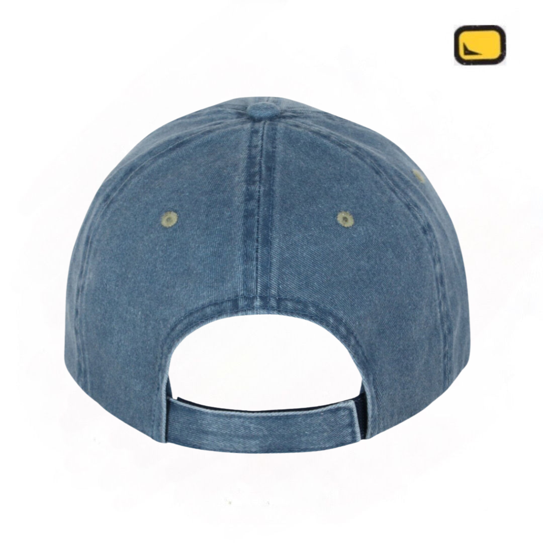 Gorra Looney Tunes Sam Bigotes Azul/Beige Tipo Deslavada