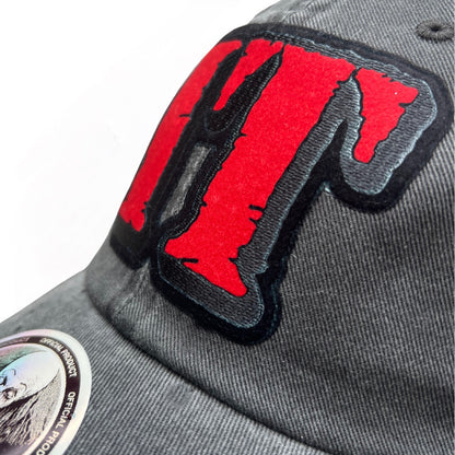 Gorra IT “90s Logo” Gris Vintage