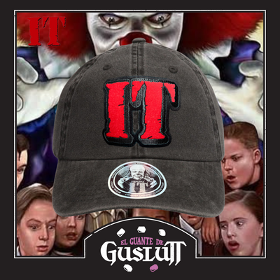 Gorra IT Logo 90’s Gris Tipo Deslavada