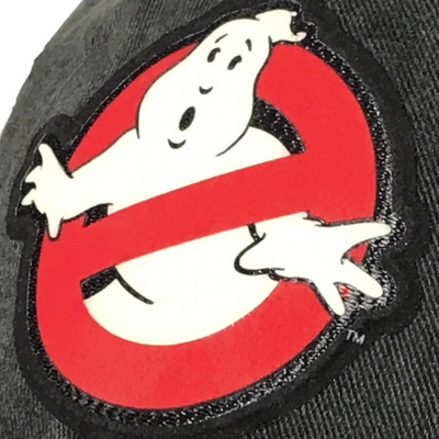 Gorra Ghostbusters Logo Clásico con efecto de brillo en la oscuridad Gris/Beige Tipo Deslavada