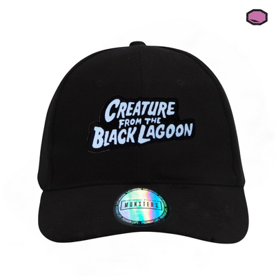 Gorra Universal Monsters Creature from the Black Lagoon Logo Clásico Negra