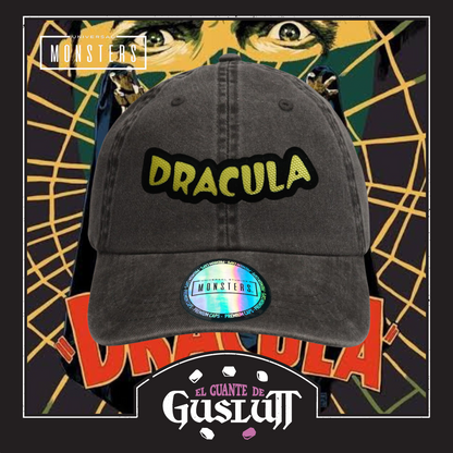 Gorra Universal Monsters Dracula Gris Tipo Deslavada
