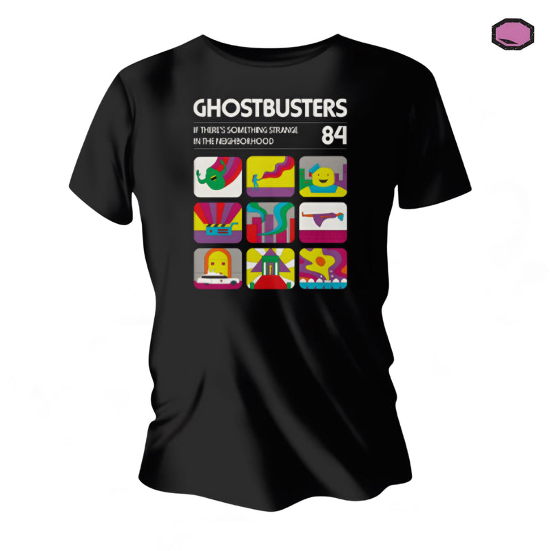 Playera Ghostbusters “Something’s strange in the neighborhood” Negra