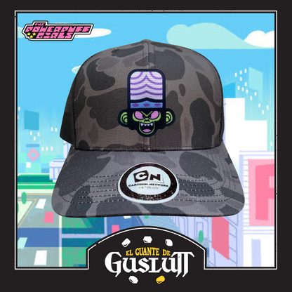 Gorra Cartoon Network The Powerpuff Girls “Mojo Jojo” Camo Premium Trucker