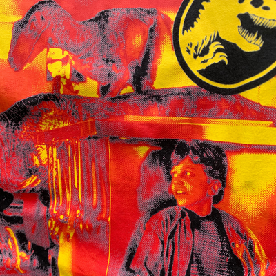 Playera Jurassic Park Encuentro en la Cocina Negra