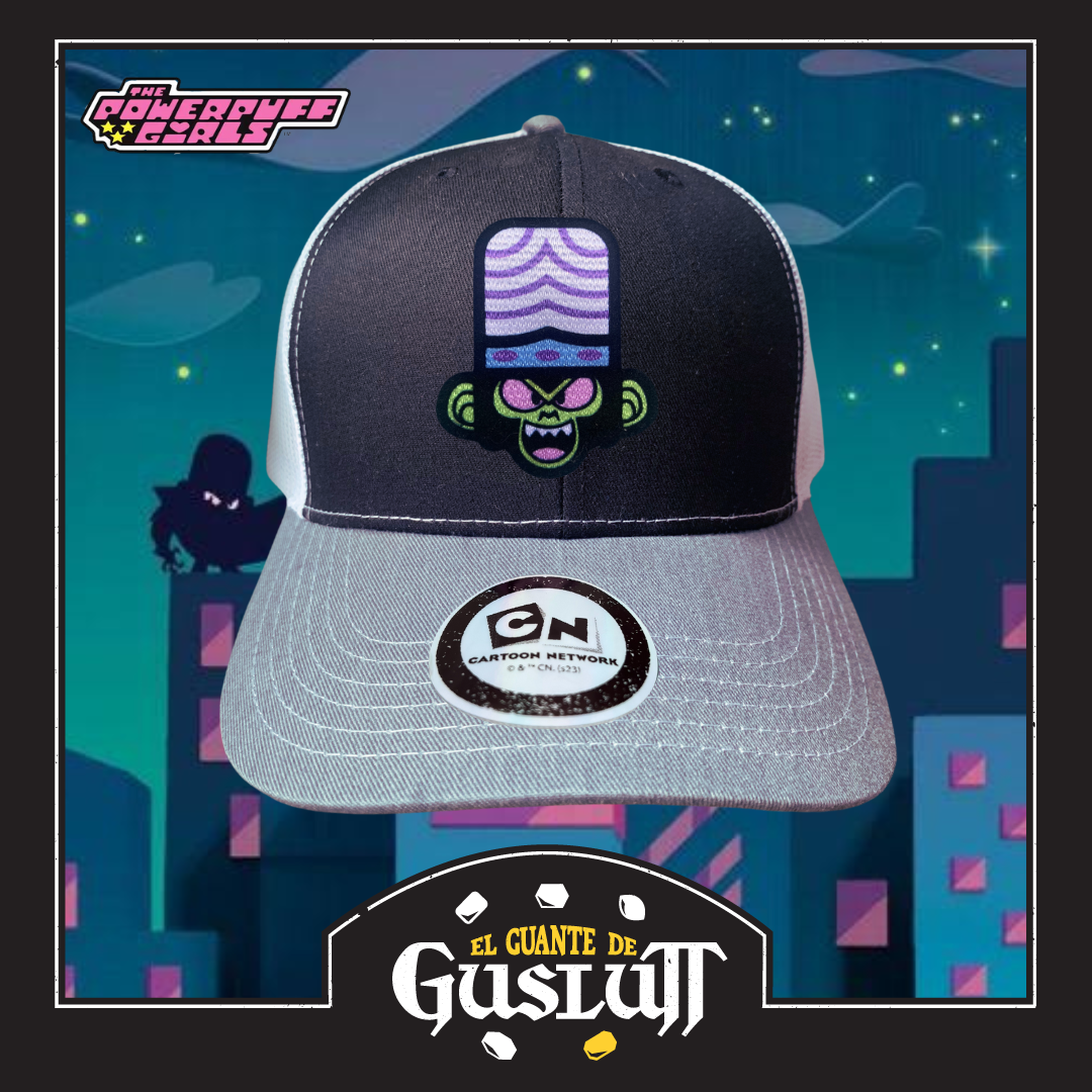 Gorra Cartoon Network The Powerpuff Girls “Mojo Jojo” Tricolor Premium Trucker