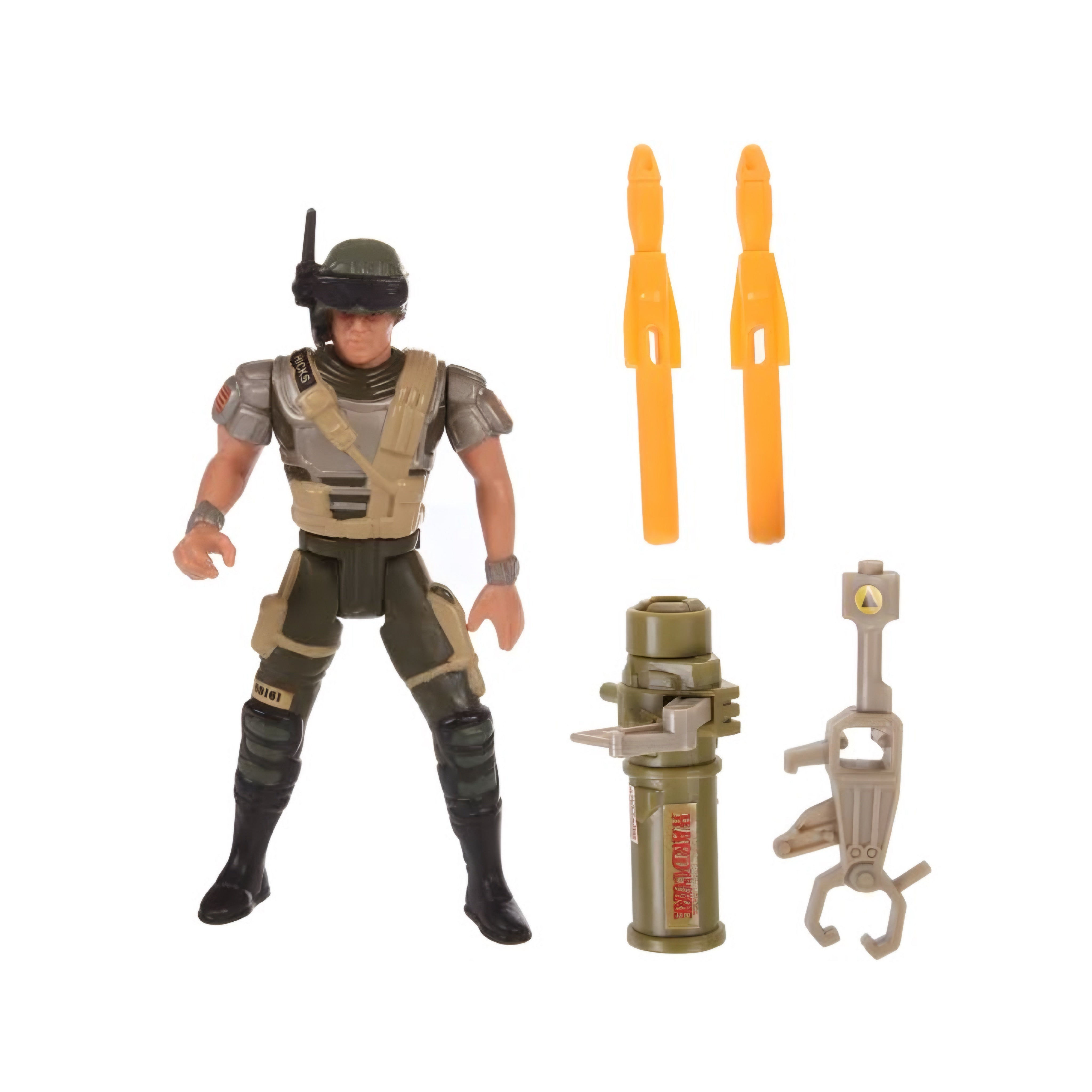 Kenner Aliens Space Marine Corporal Hicks Fires 2 Alienator Missiles