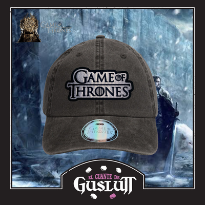 Gorra Game of Thrones Logo Gris Tipo Deslavada
