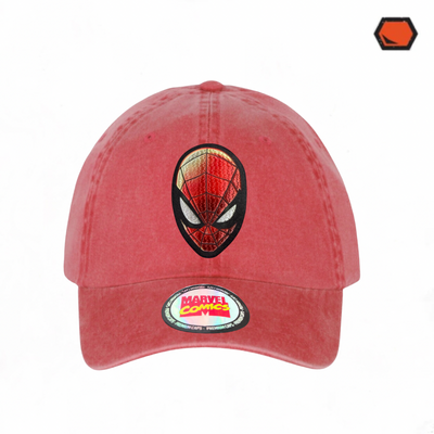 Gorra Spiderman The Amazing Spiderman Roja Tipo Deslavada