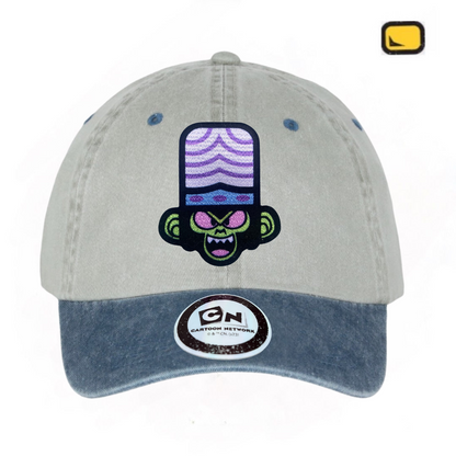 Gorra The Powerpuff Girls “Mojo Jojo” Beige-Azul Vintage