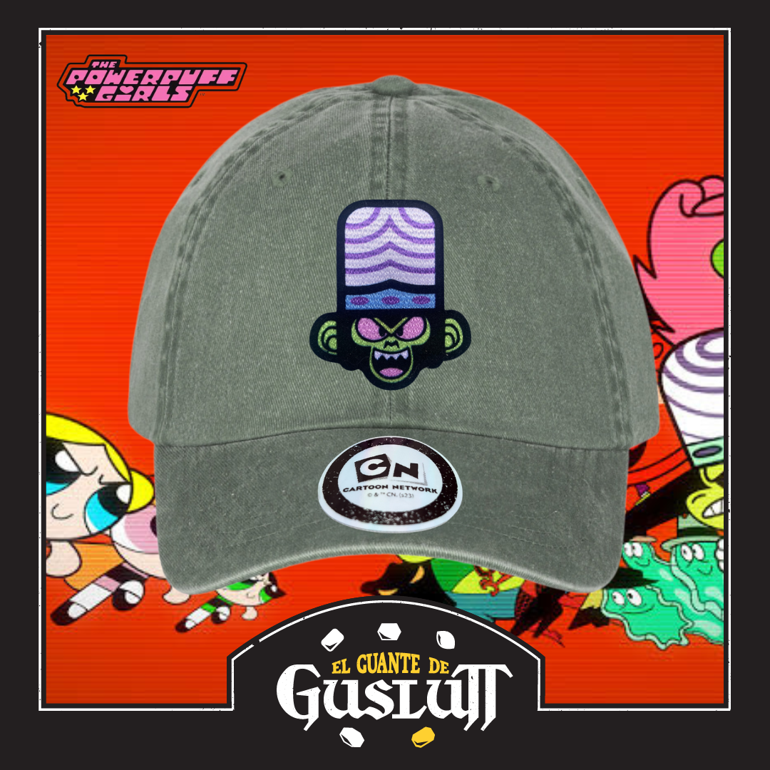 Gorra The Powerpuff Girls “Mojo Jojo” Verde Vintage