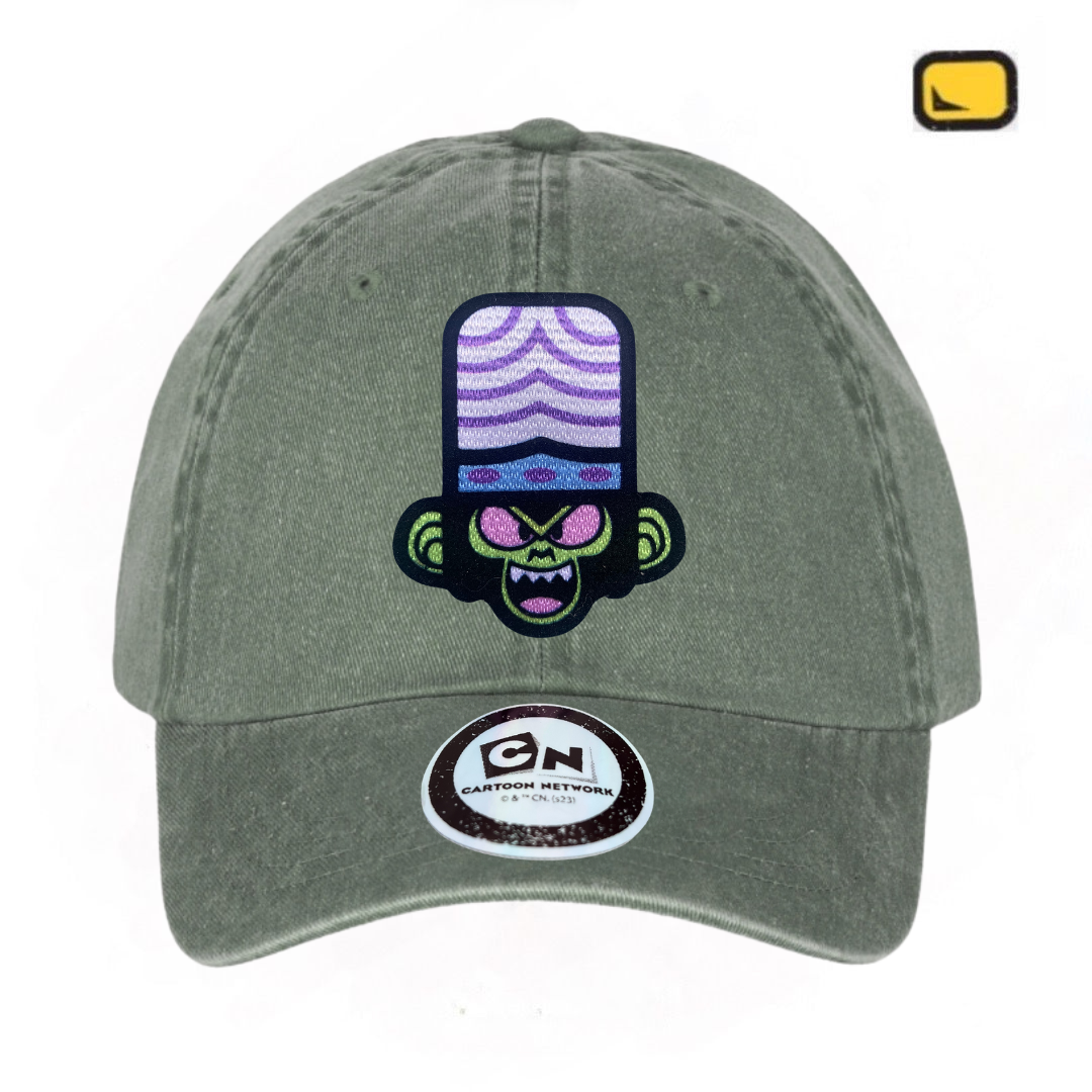 Gorra The Powerpuff Girls “Mojo Jojo” Verde Vintage