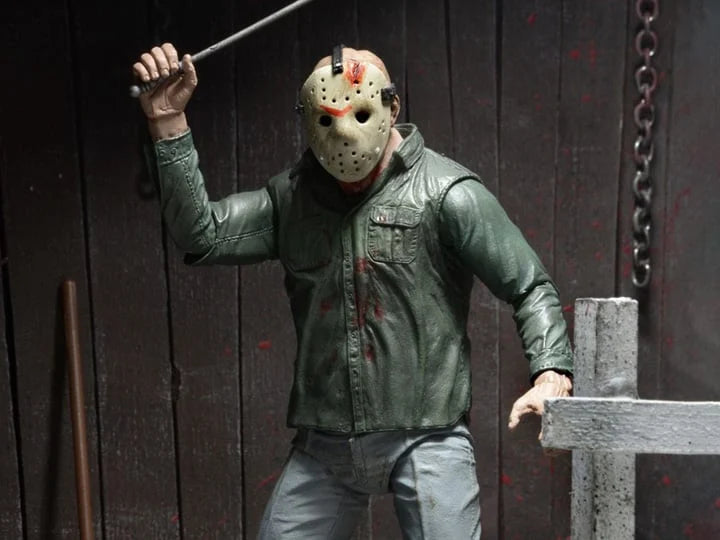 Figura NECA Friday the 13th Part III Jason Voorhees Versión Ultimate