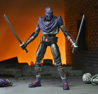 Figura NECA TMNT The Last Ronin Foot Bot Versión Ultimate