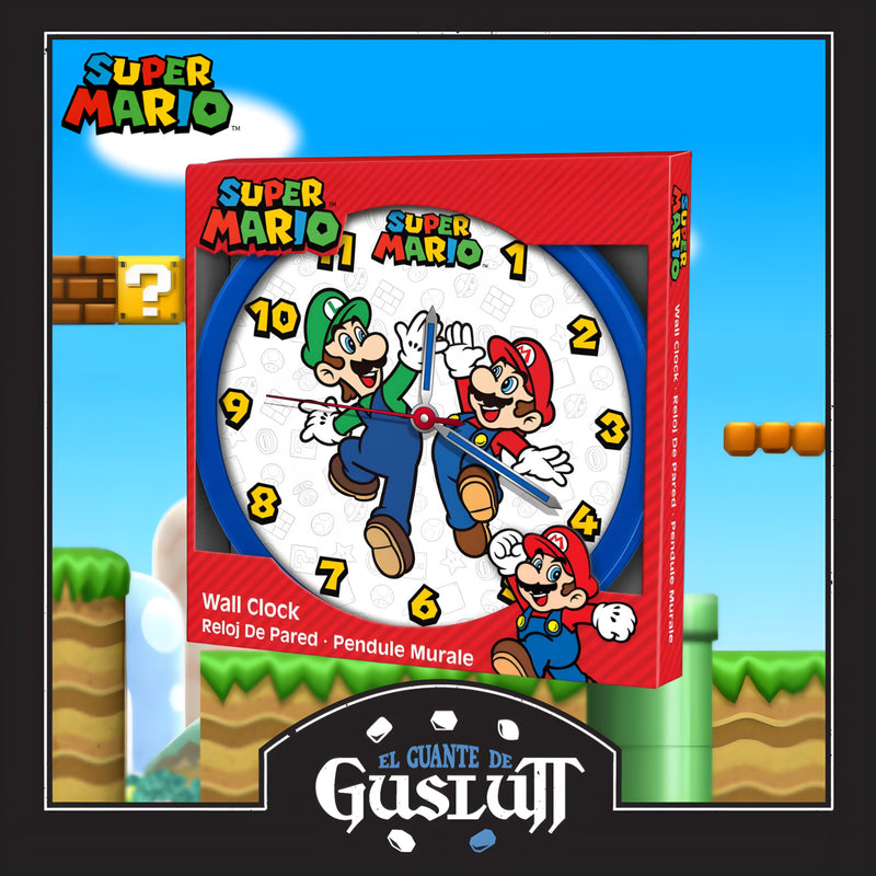 Preventa Super Mario Bros Wall Clock *Leer descripción