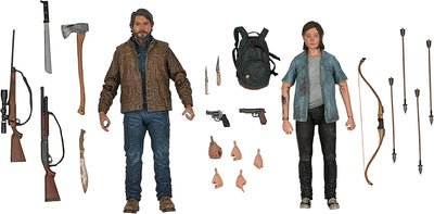 Set de Figuras NECA The Last Of Us Parte II Joel y Ellie Versión Ultimate