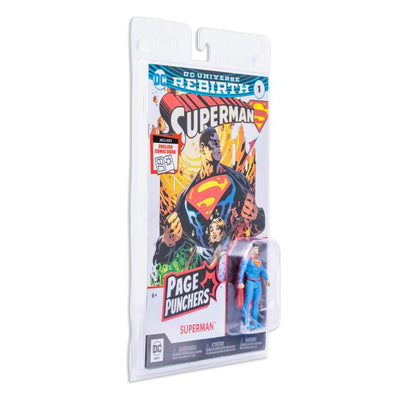 Set de Cómic y Mini Figura Mcfarlane Toys DC Multiverse Page Punchers Superman Rebirth