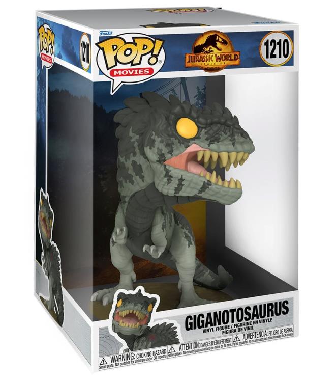 Funko Pop Jurassic World Dominion Giganotosaurus Deluxe 10 inch Pop