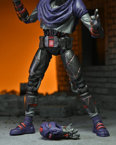 Figura NECA TMNT The Last Ronin Foot Bot Versión Ultimate
