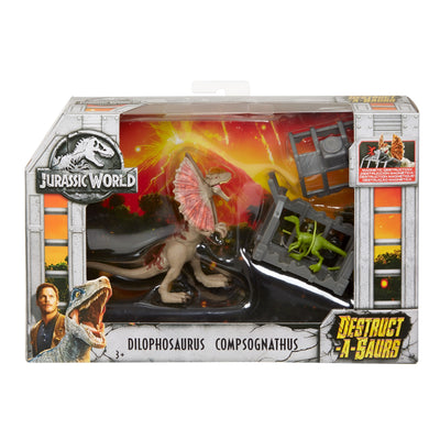 Set de Figuras Jurassic World Dilophosaurus & Compsognathus Set