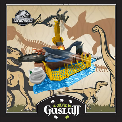 Set de Mini Figuras Jurassic World Dominion Mosasaurus Mayhem