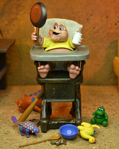 Figura NECA Dinosaurs Baby Sinclair Versión Ultimate