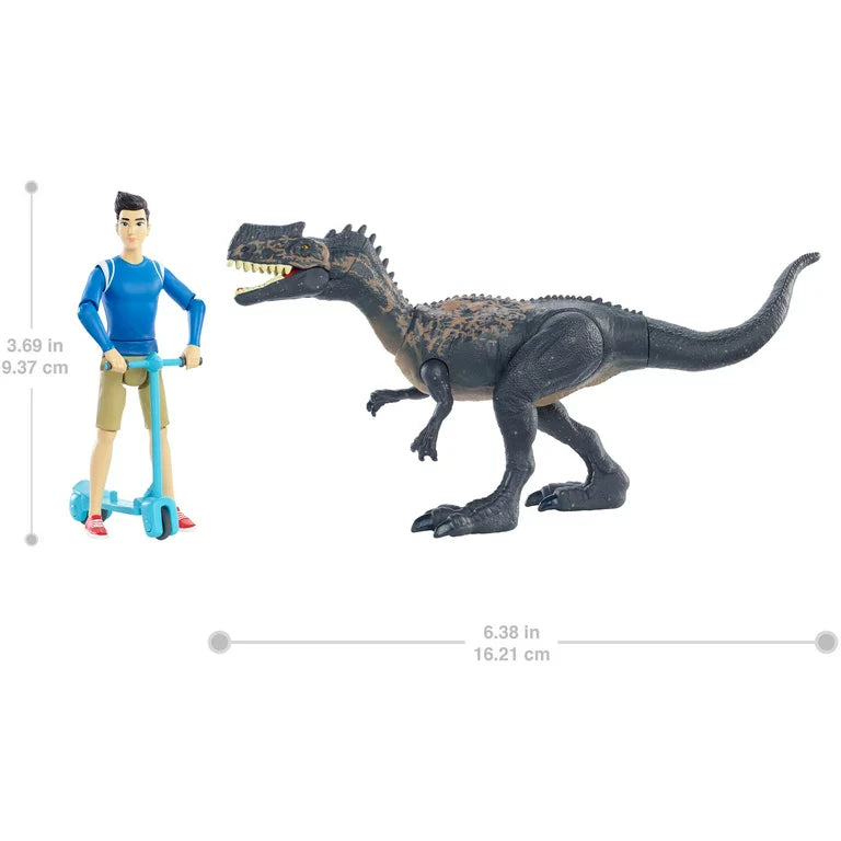 Jurassic World Camp Cretaceous Kenji and Monolophosaurus Figure Set